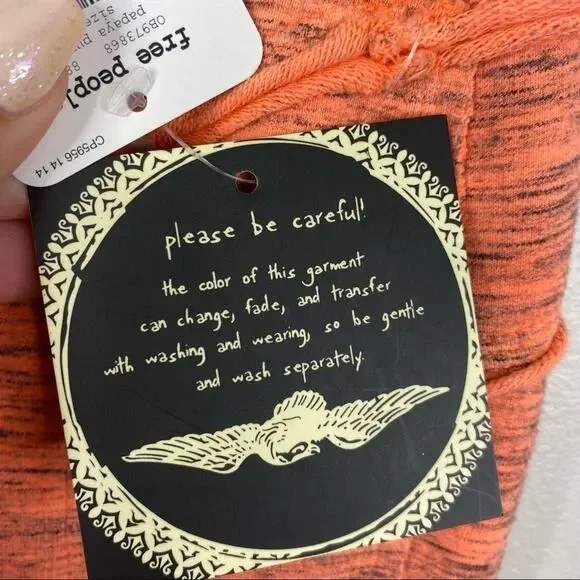 Free People FP Movement Hybrid Leggings Papaya Punch Pink Orange NWT Small - Picture 5 of 8